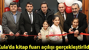Kula’da kitap fuarı açılışı gerçekleştirildi