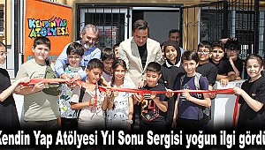 Kendin Yap Atölyesi Yıl Sonu Sergisi yoğun ilgi gördü