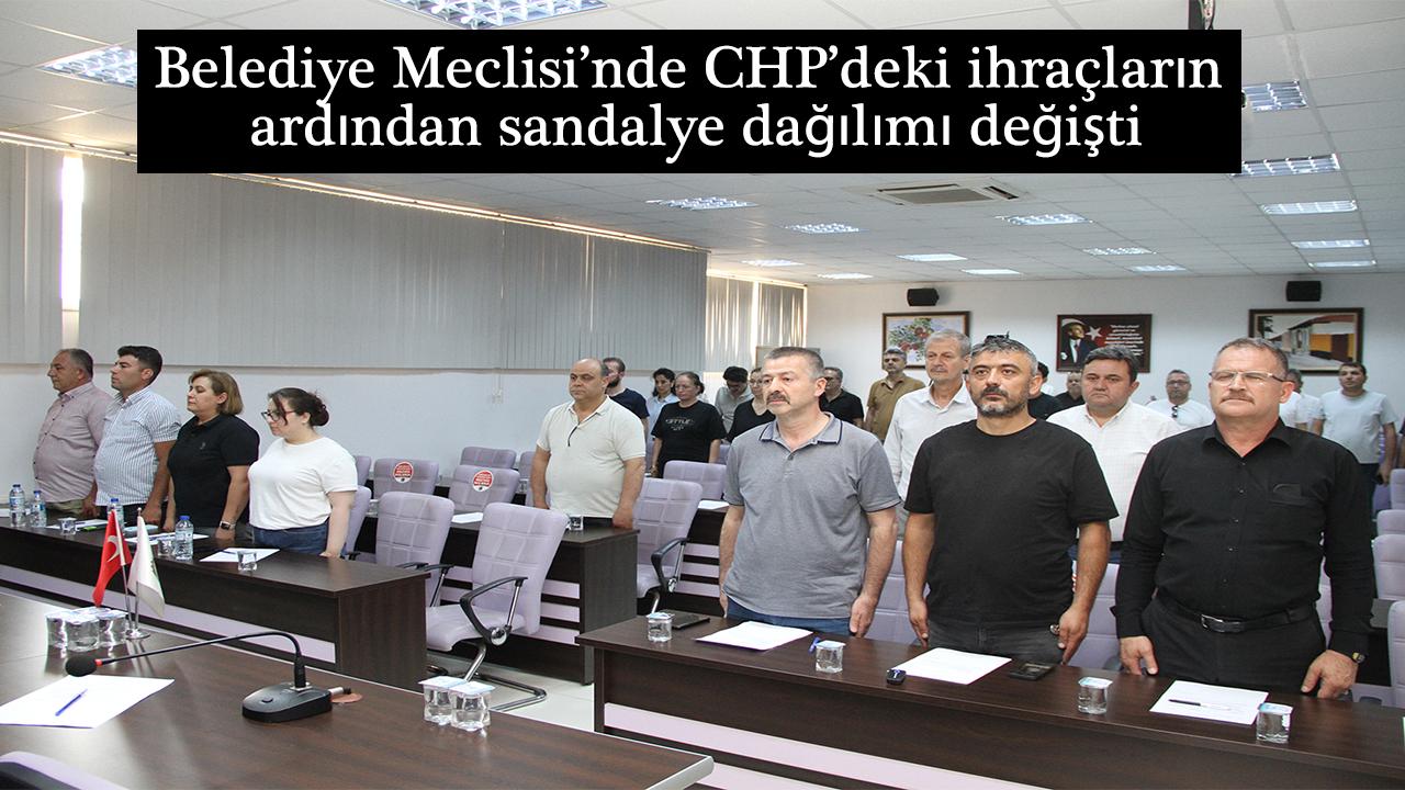 Belediye Meclisi’nde CHP’deki ihraçların ardından sandalye dağılımı değişti