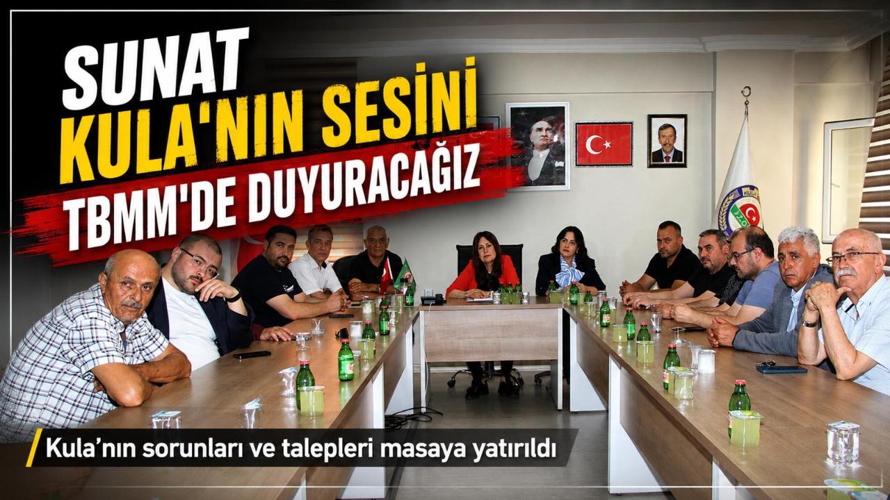 Sunat Kula'da Üretici Ve Esnafın Taleplerini Dinledi